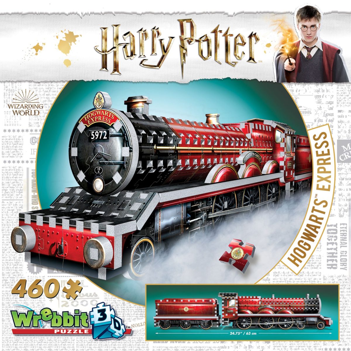 Harry Potter 3D-pussel Hogwartsexpressen 460 bitar|