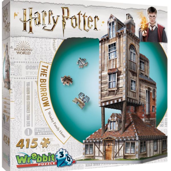 Harry Potter 3D-pussel Kråkboet 415 bitar|