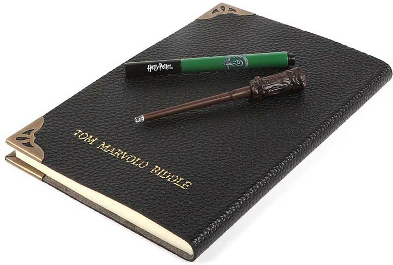 Harry Potter Tom Riddle's Diary Skrivbok med Penna och Ficklampa|