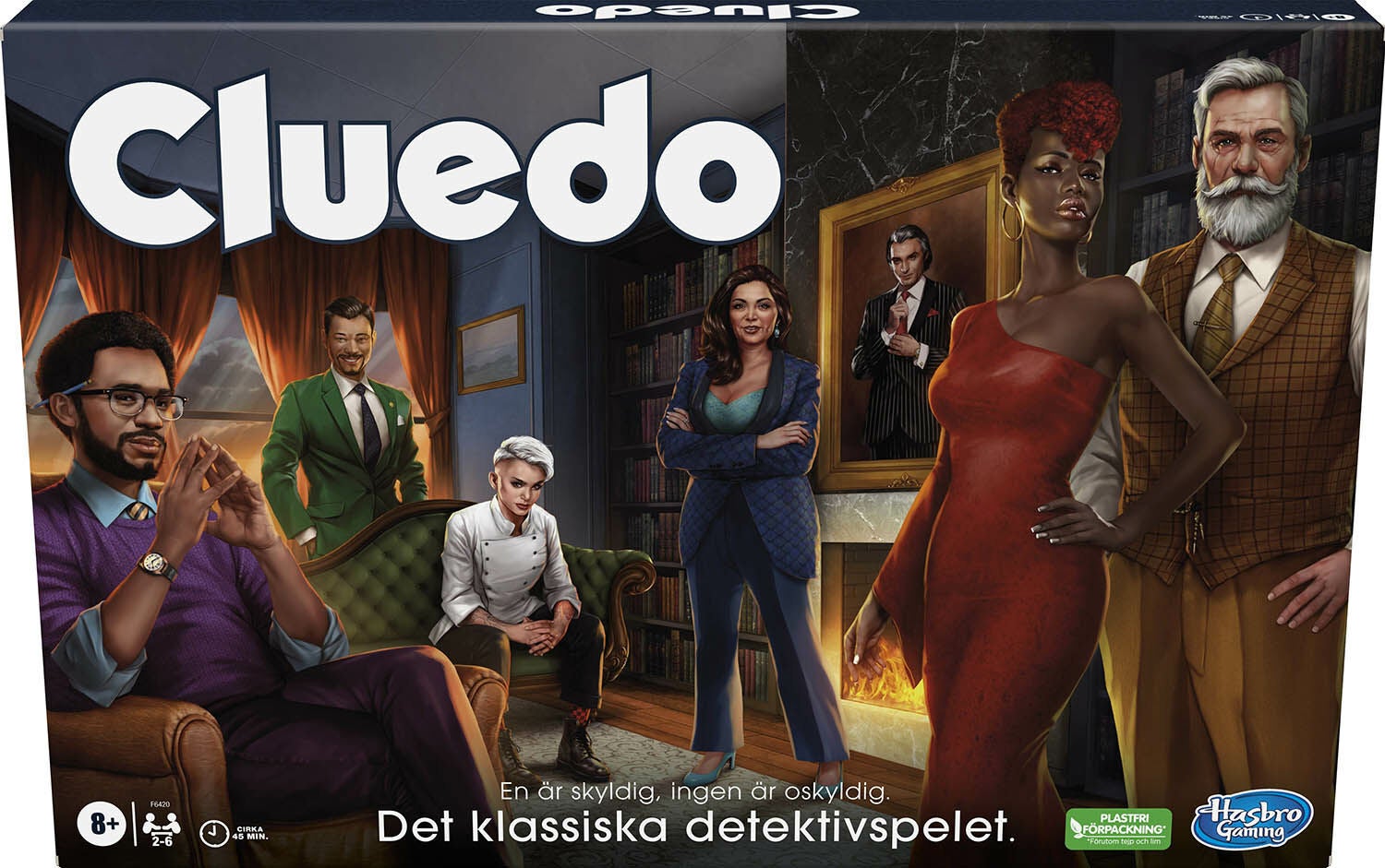 Hasbro Spel Cluedo Classic Refresh|