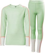 Helly Hansen JR Lifa Merino  Underställ|Powder Green