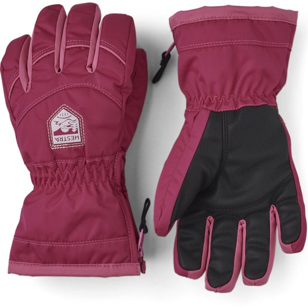 Hestra Sarri Zip JR Handskar|Orkidee/Fuchsia