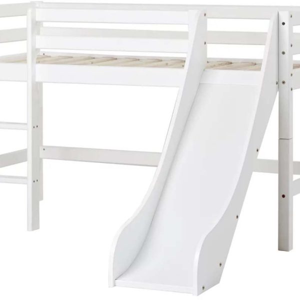 Hoppekids ECO Dream Semi-high Bed Safe 90x200|Vit