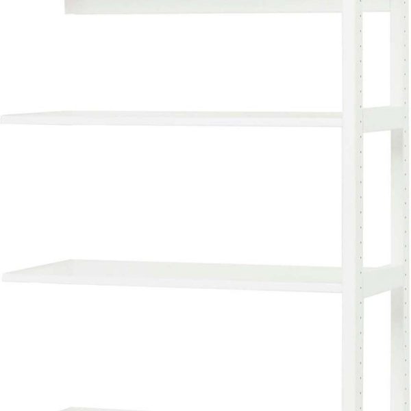 Hoppekids STOREYHalv Section with 4 shelves 80 cm|White