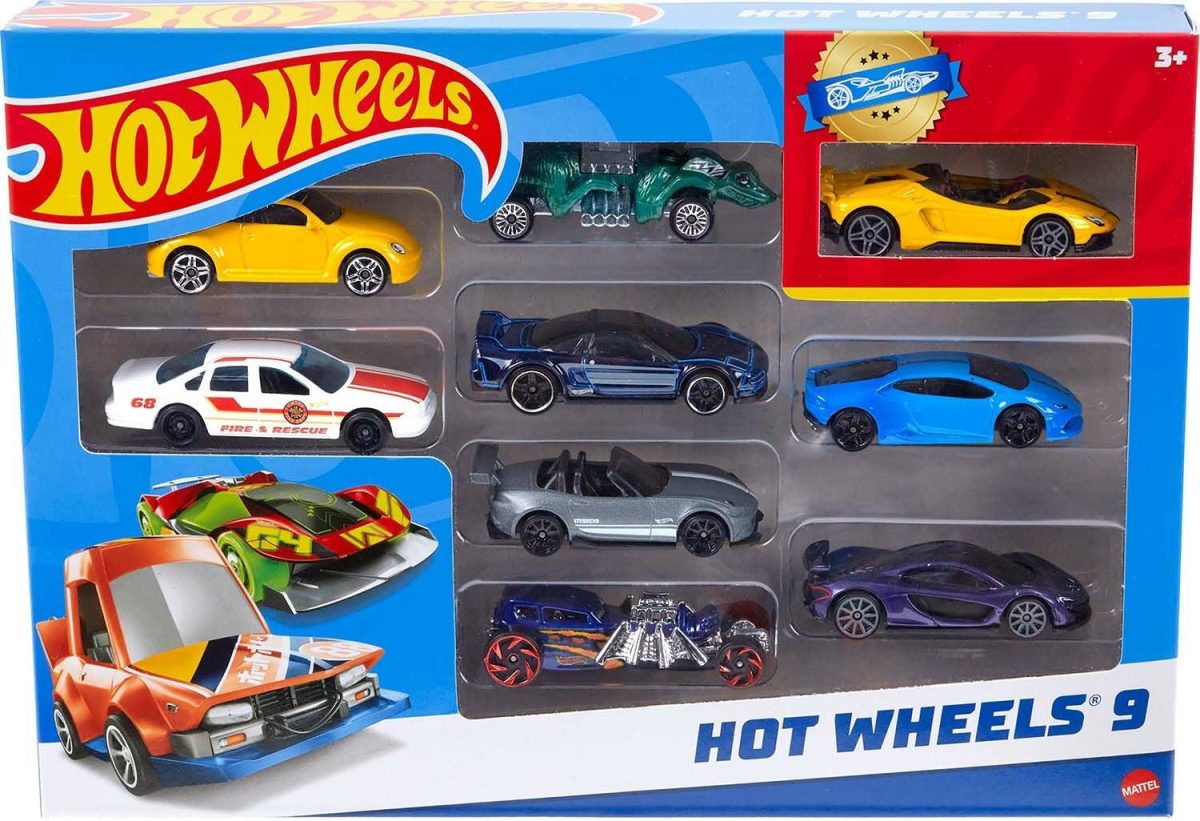 Hot Wheels Bilset 9-pack