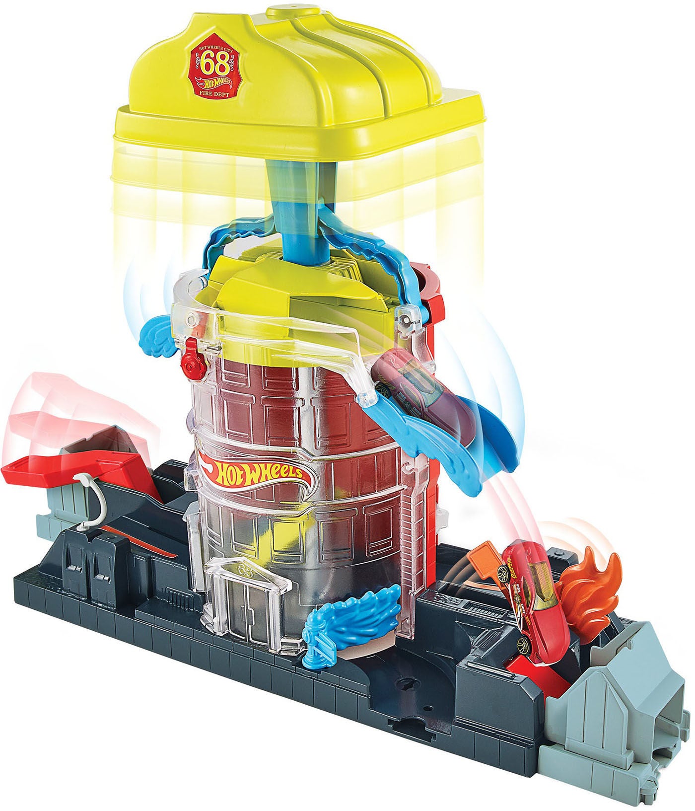 Hot Wheels City Lekset Super Fire House Rescue|