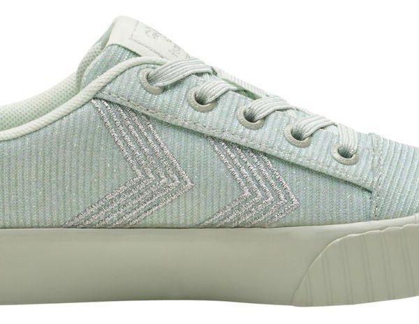 Hummel Base Court Glitter Jr Sneakers|Pale Aqua