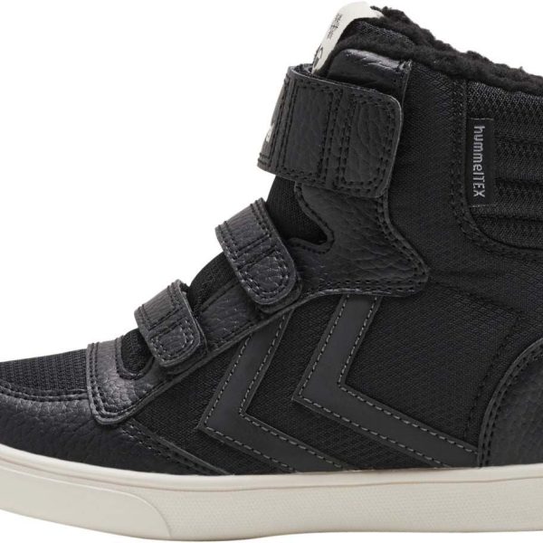 Hummel Stadil Super Poly Recycled Tex Jr Fodrade Sneakers|Black