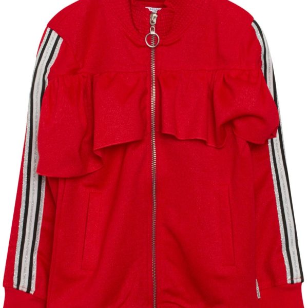 Hust &  Claire Capri Cardigan|Fiery Red 116