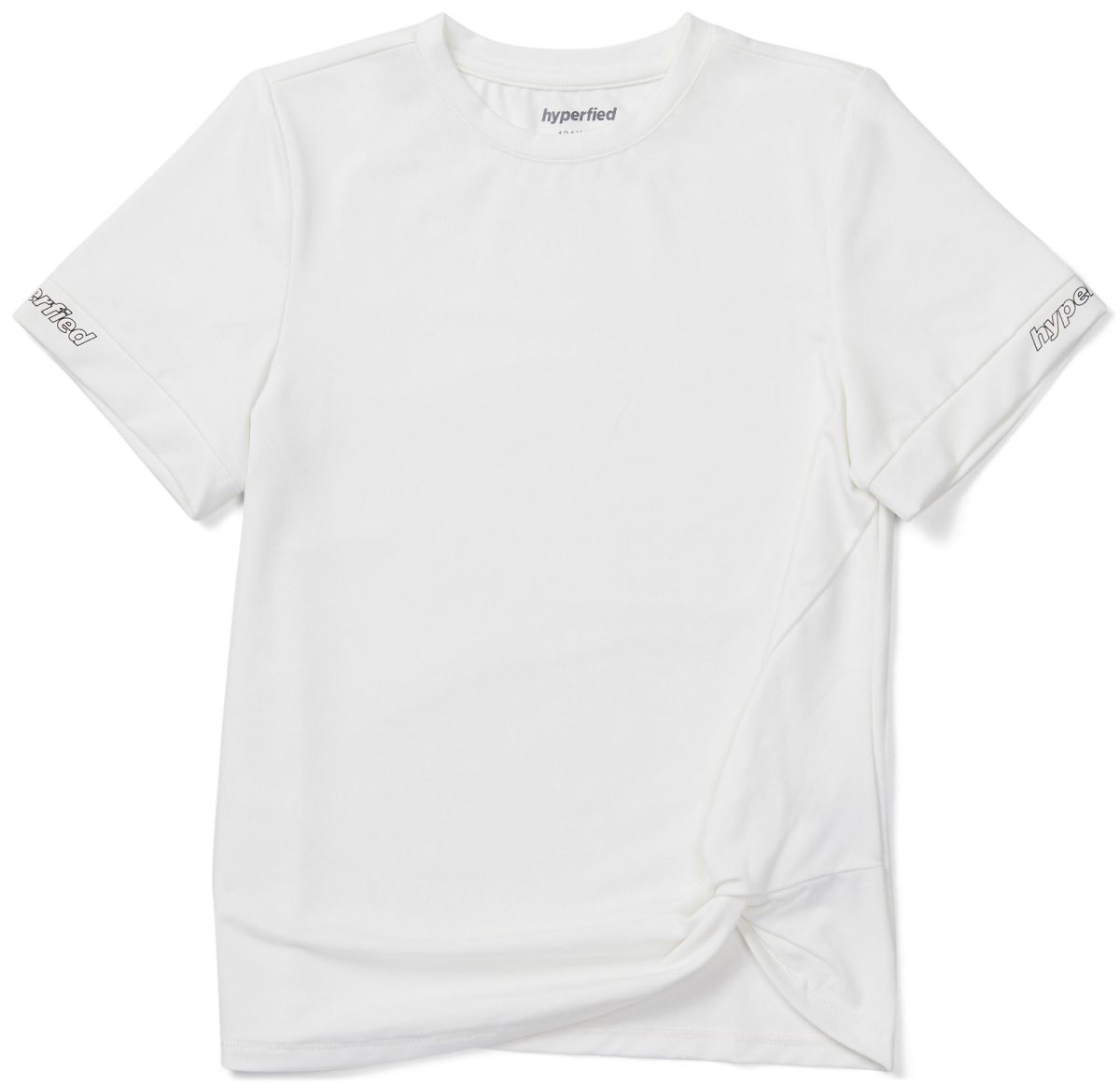 Hyperfied Jersey Knot Logo Top|Snow White 146-152