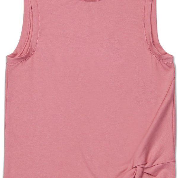 Hyperfied Jersey Knot Tank Top|Blush 158-164