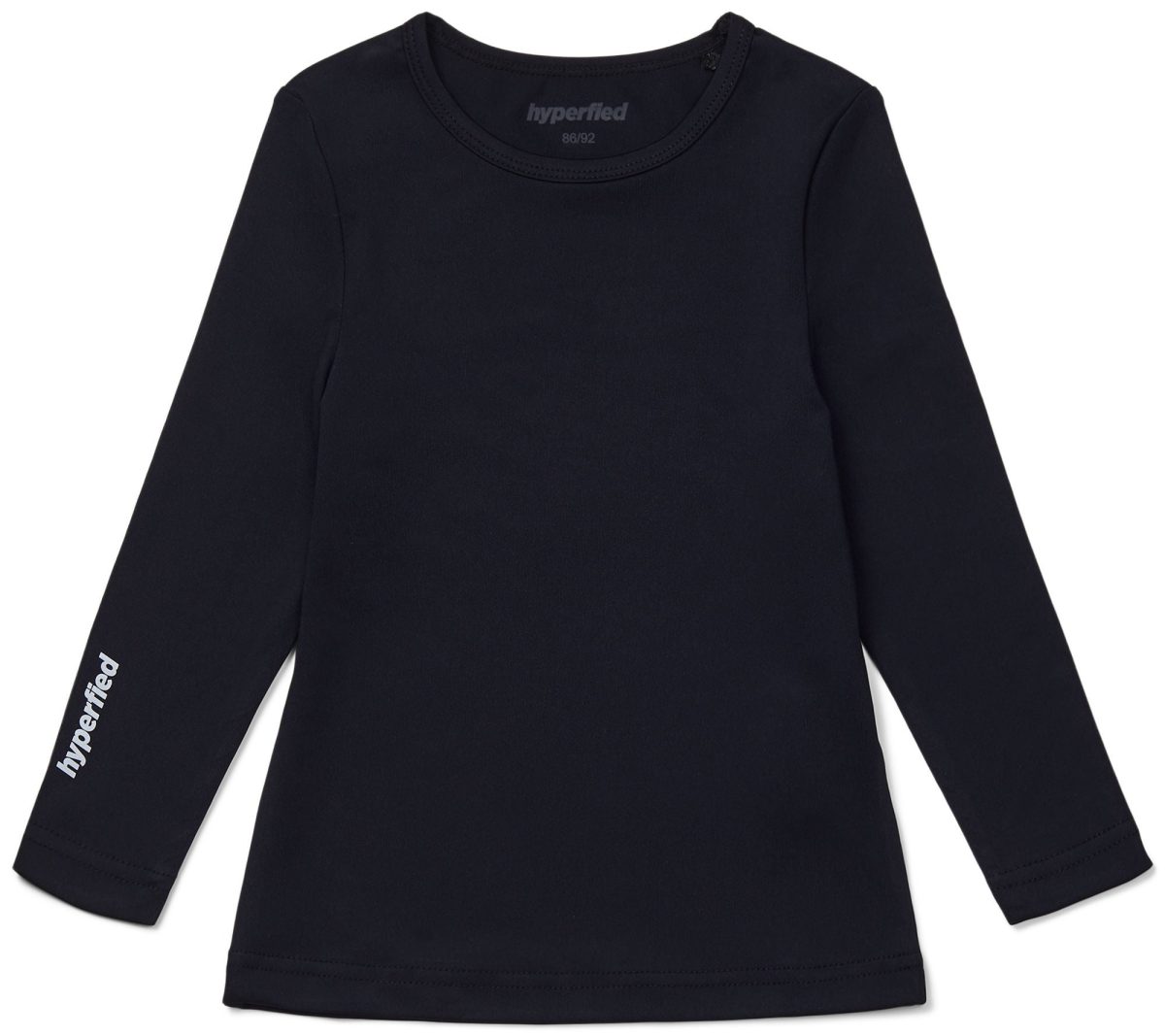 Hyperfied Long Sleeve Logo Top|Anthracite 122-128