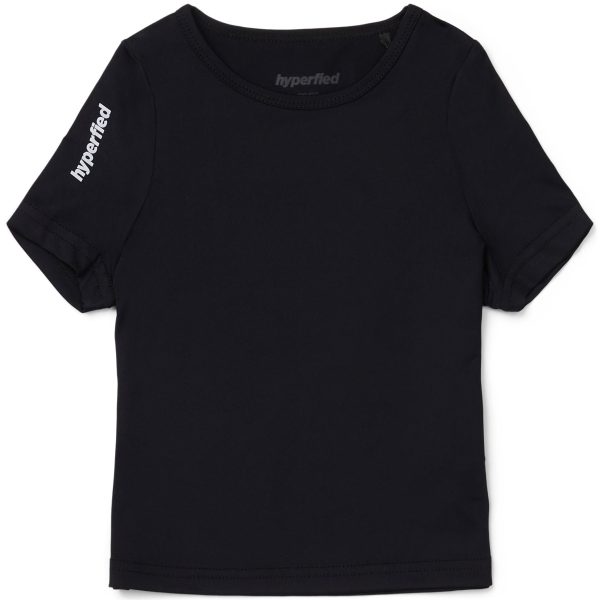 Hyperfied Short Sleeve Logo Top|Anthracite 86-92