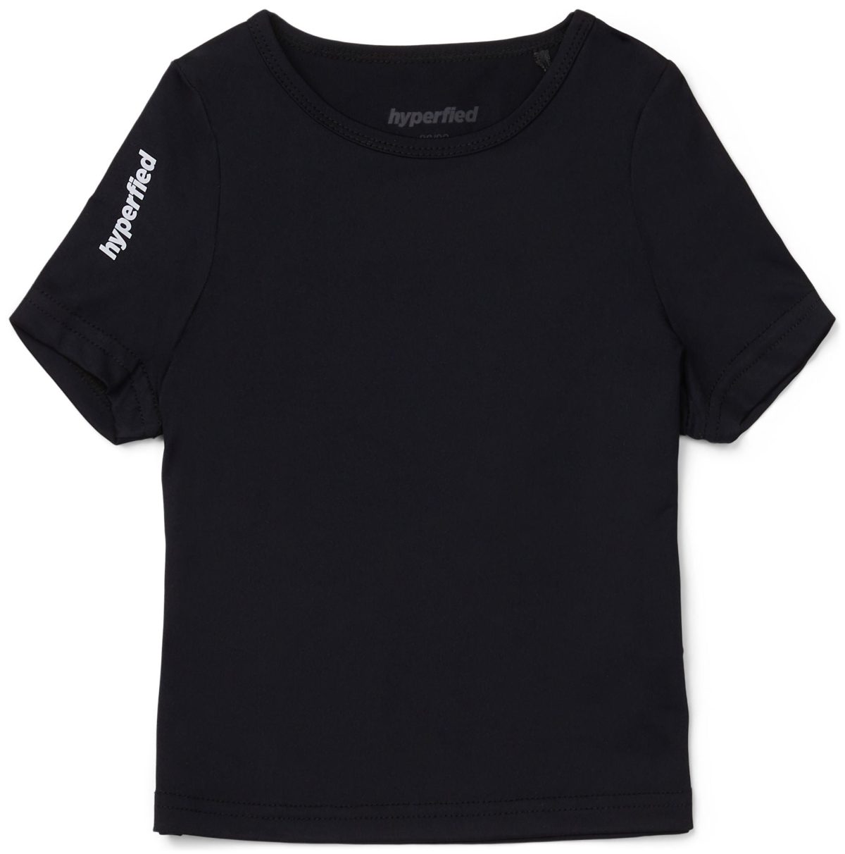 Hyperfied Short Sleeve Logo Top|Anthracite 98-104