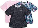 Hyperfied Wave T-Shirt 3-pack|Leo Black/Fairy Tale/Tropical Flower 170