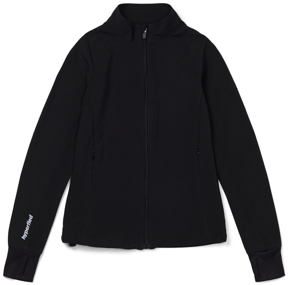 Hyperfied Zipped Running Jacket|Anthracite 122-128