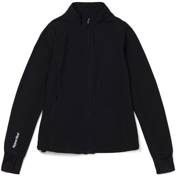 Hyperfied Zipped Running Jacket|Anthracite 122-128