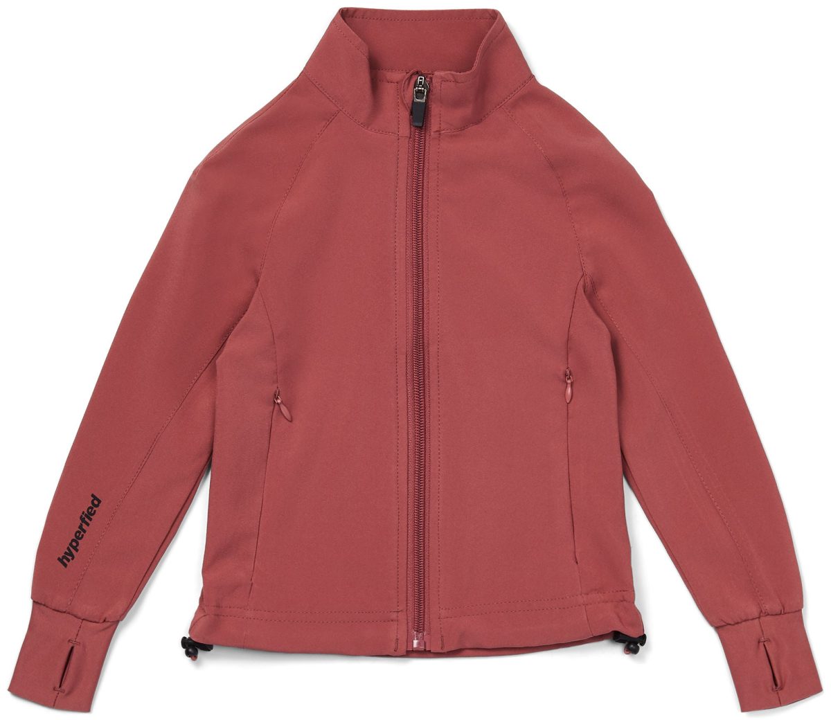 Hyperfied Zipped Running Jacket|Withered Rose 110-116