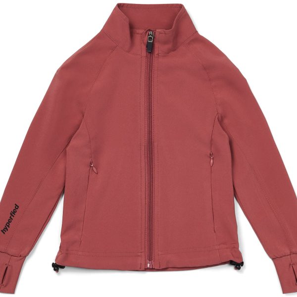 Hyperfied Zipped Running Jacket|Withered Rose 110-116
