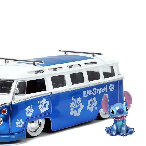 Jada Toys  Disney Lilo &  Stitch Folkabuss med Stitch-figur 1:24|