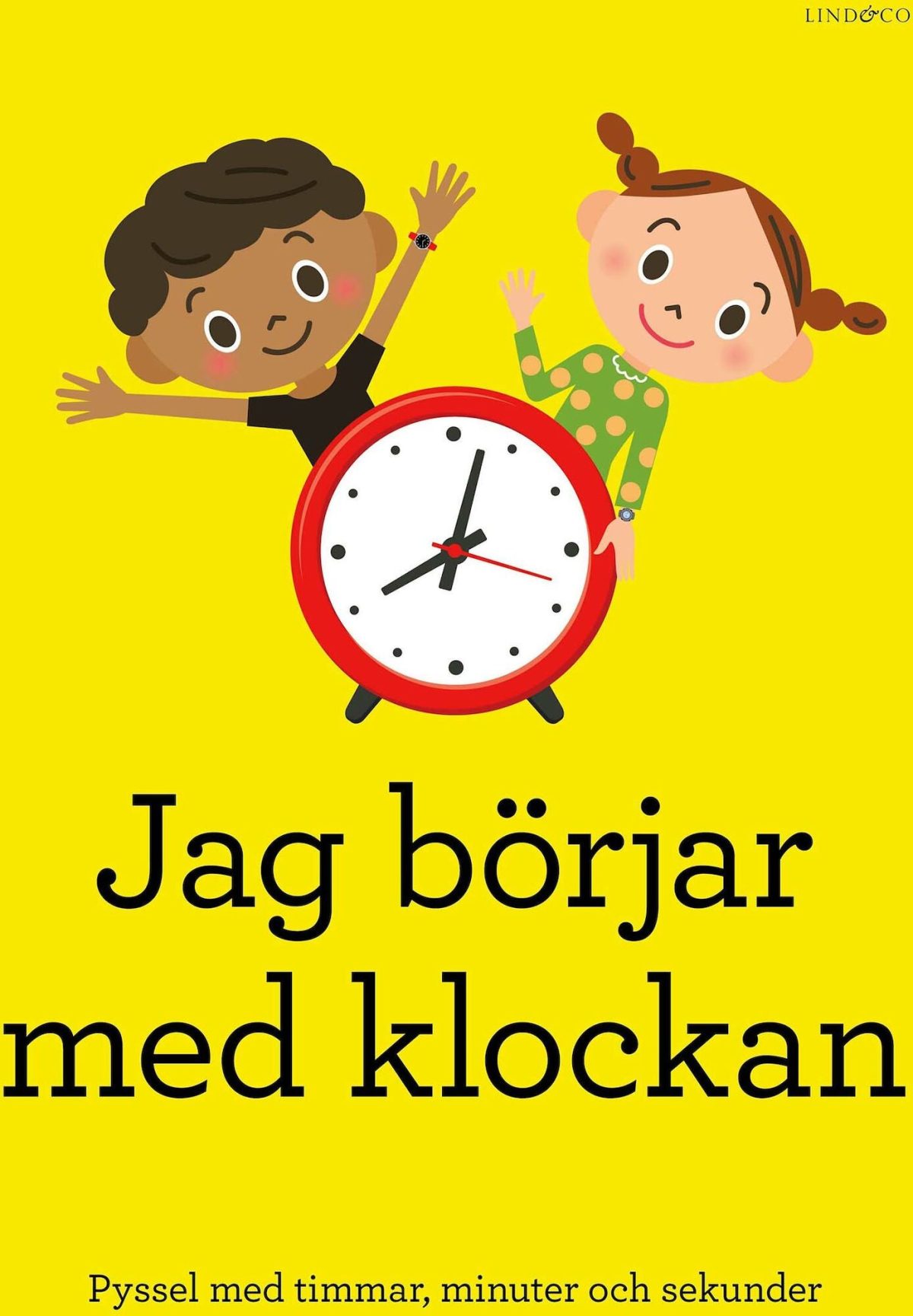 Jag Börjar Pysselbok Klockan