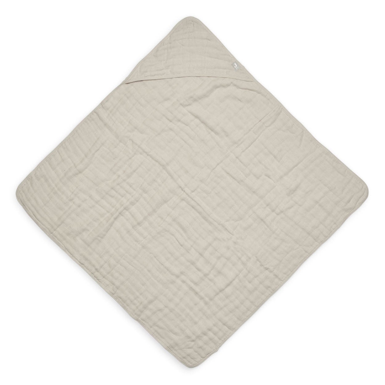 Jollein Badcape Vrinklad Muslin 75x75cm|Nougat