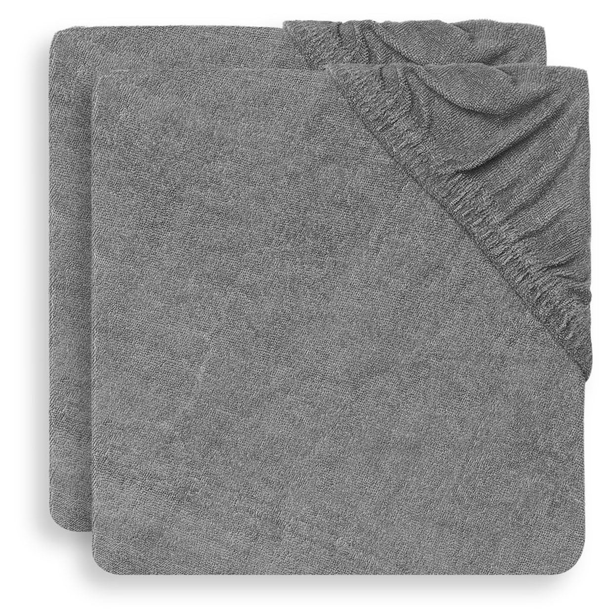 Jollein Skötbäddsöverdrag 50x70cm 2-pack|Storm Grey