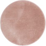 KM Carpets Cozy Rund Matta 160|Dusty Pink