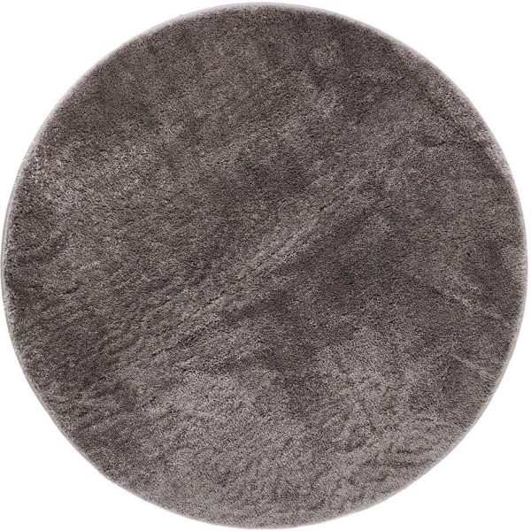 KM Carpets Cozy Rund Matta 160|Grey