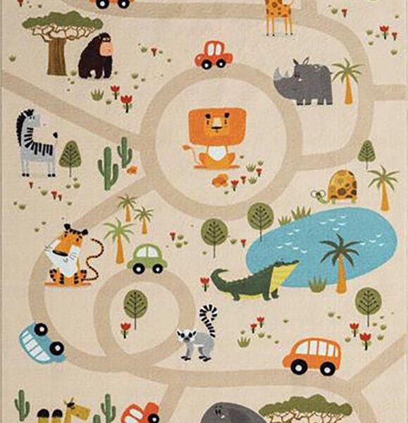 KMCarpets Animal Matta 120 x 160|Linne