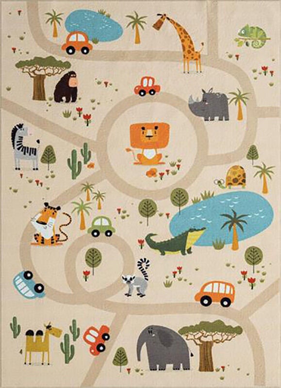 KMCarpets Animal Matta 120 x 160|Linne