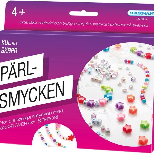 Kärnan Pyssel Kul Att Skapa Bokstavs- Och Sifferpärlor