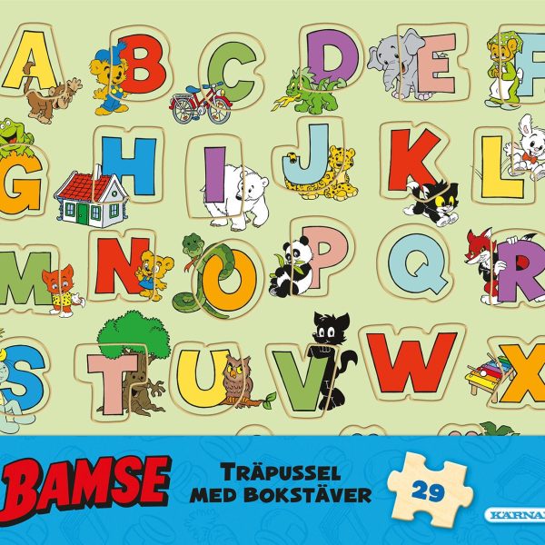 Kärnan Rampussel Bamse Bokstäver|