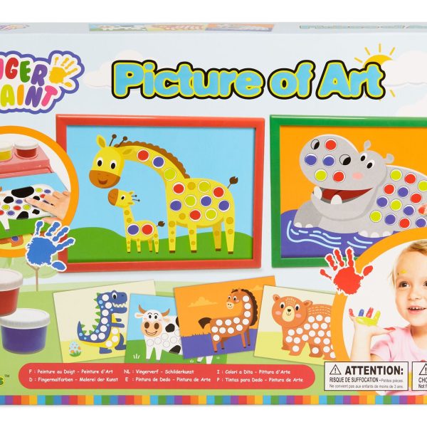Kid's Dough Fingerfärgsset Picture Of Art|