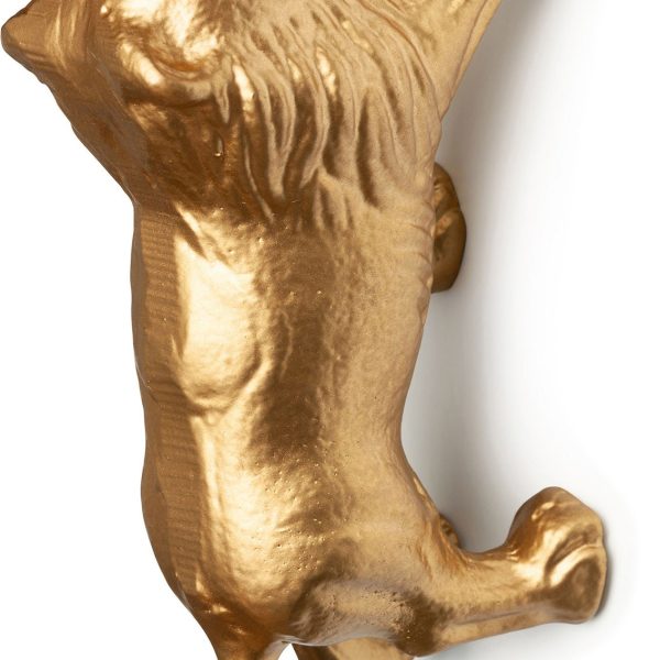 KidsDepot Lino Väggkrok Lion|Gold