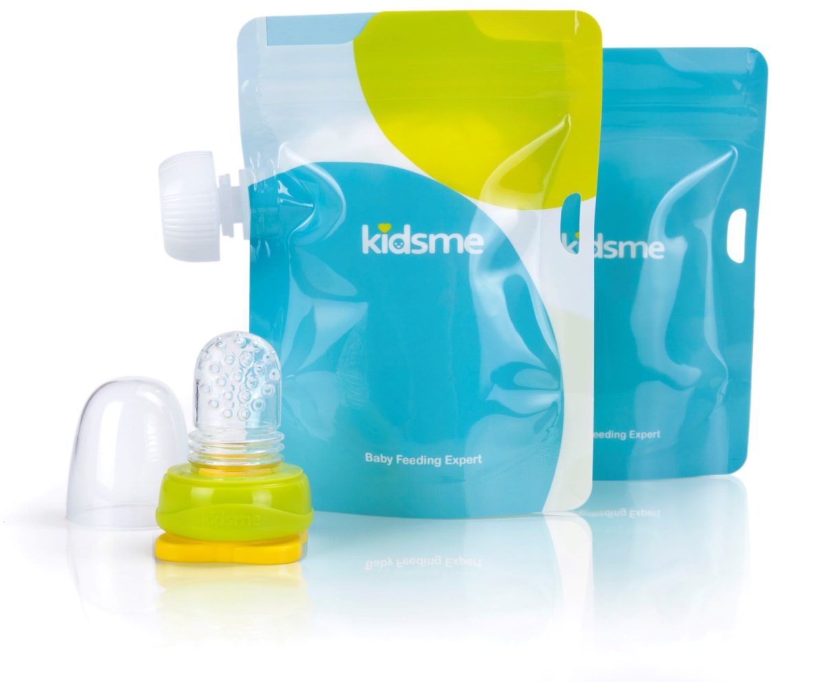 Kidsme Klämmisar inkl. Adapterset 180 ml 2-pack|