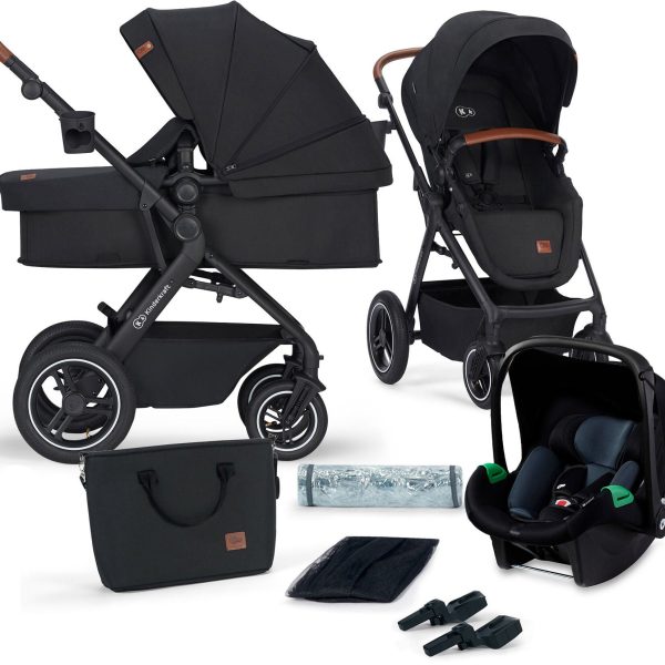 Kinderkraft Multifunctional 3-in-1 B-Tour Mink Pro Duovagn|Black