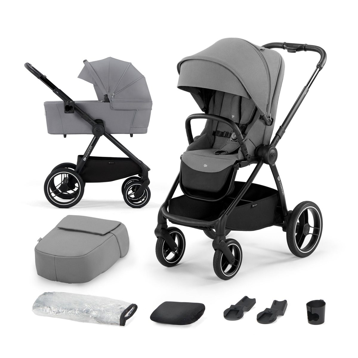 Kinderkraft NEA 2-in-1 Duovagn|Platinum Grey