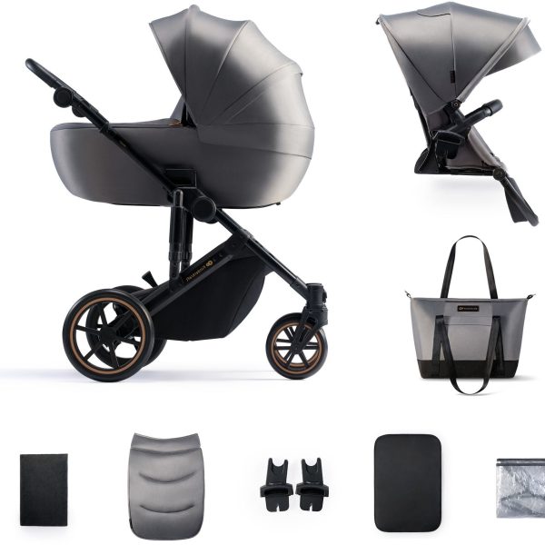 Kinderkraft Prime 2 2-in-1 Duovagn|Shadow Grey