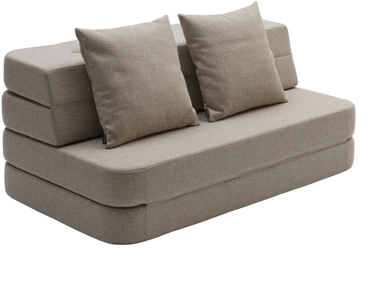 KlipKlap 3 Fold Soffa|Sand