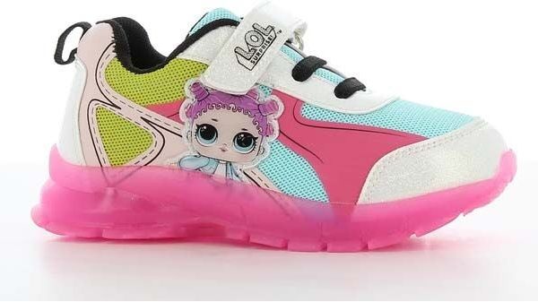 L.O.L. Surprise! Blinkande Sneakers|White/Fuchsia