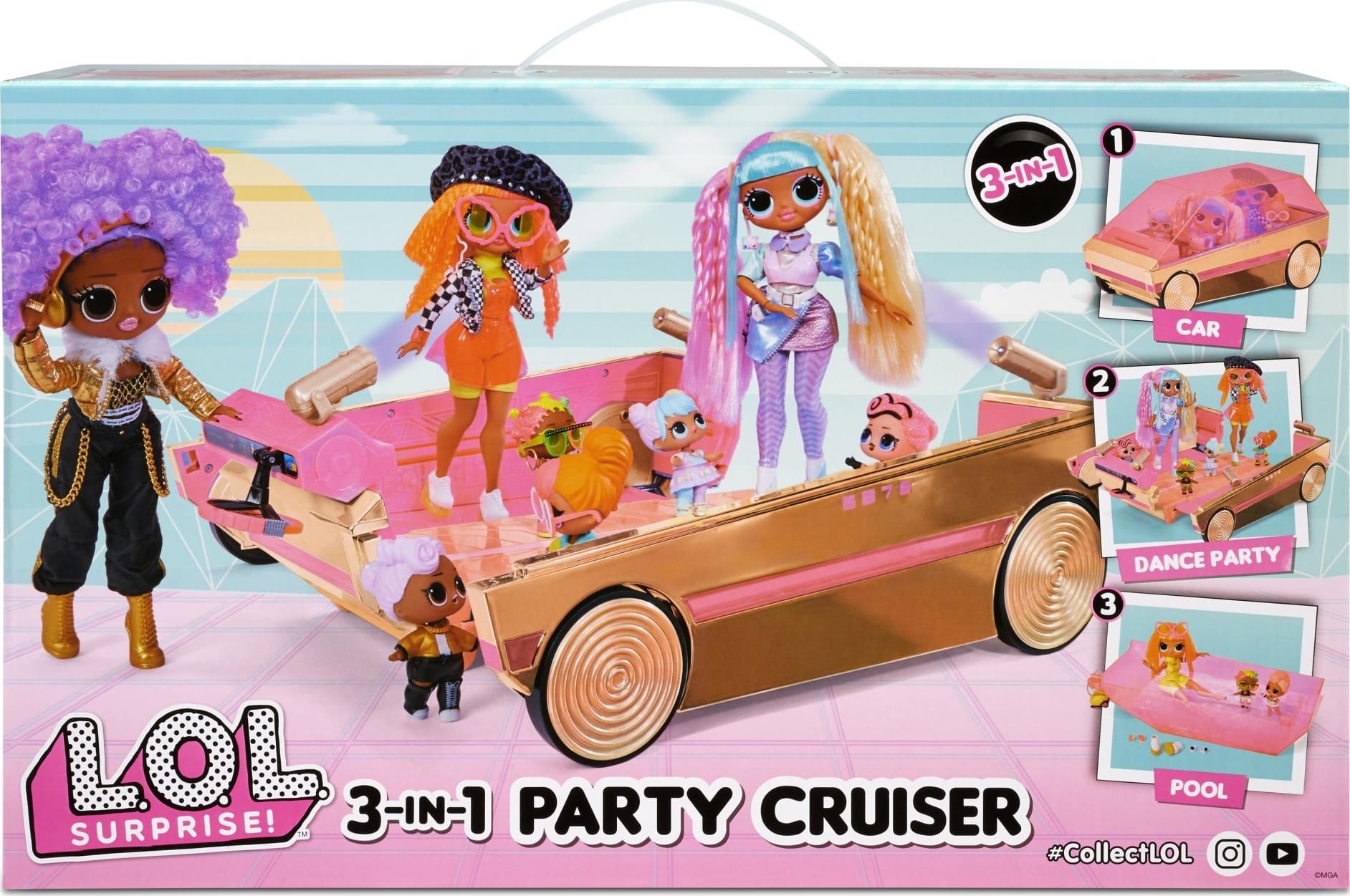 L.O.L. Surprise! Party Cruiser 3-I-1|