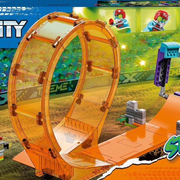 LEGO City 60338 Stuntloop Med Krossande Chimpans|