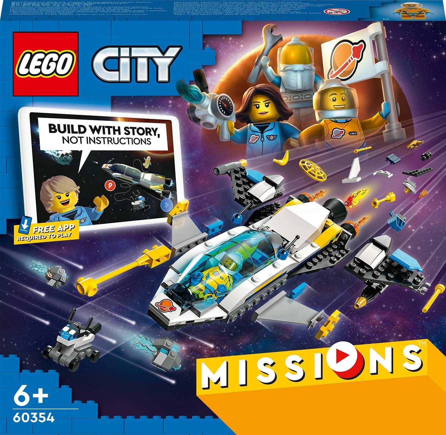 LEGO City 60354 Rymduppdrag på Mars|