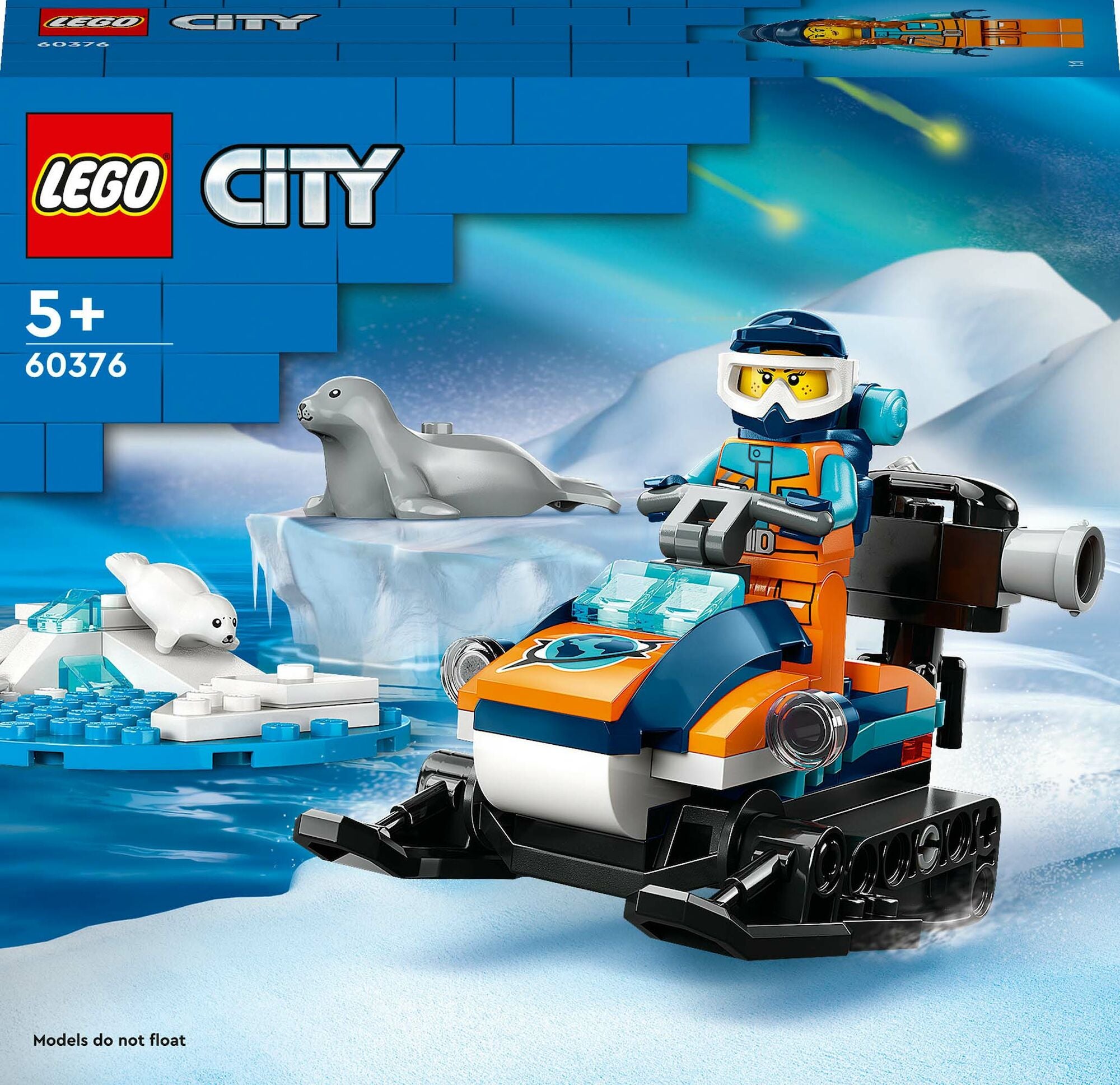 LEGO City 60376 Polarutforskare Och Snöskoter|