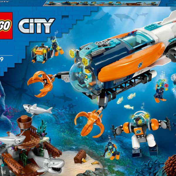 LEGO City 60379 Havsutforskare Och Ubåt|