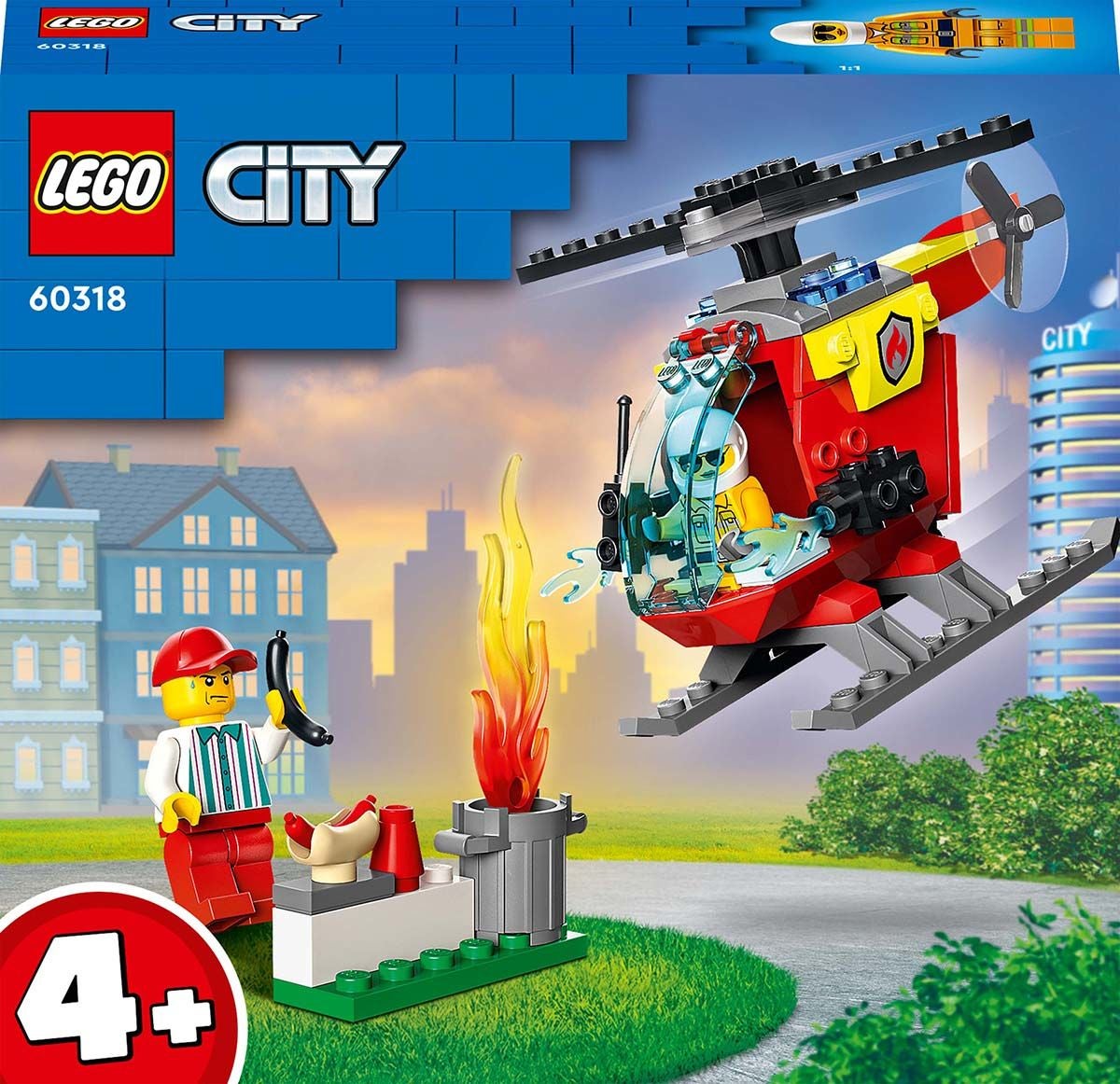 LEGO City Fire 60318 Brandhelikopter|