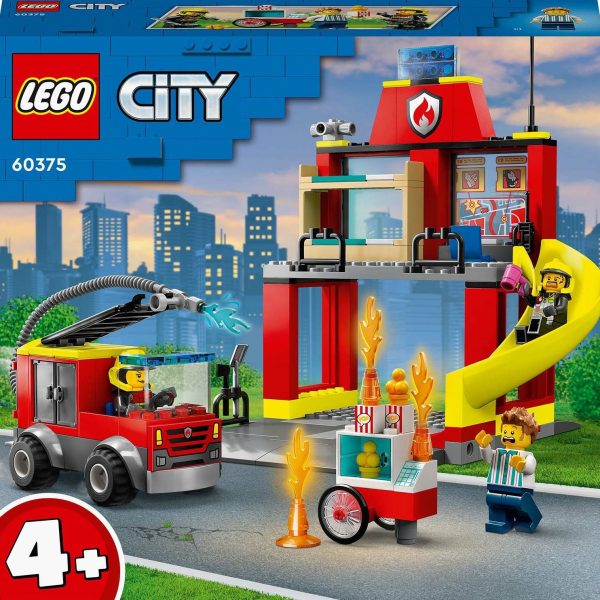 LEGO City Fire 60375 Brandstation och brandbil|