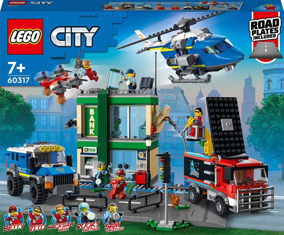 LEGO City Police 60317 Polisjakt vid Banken|