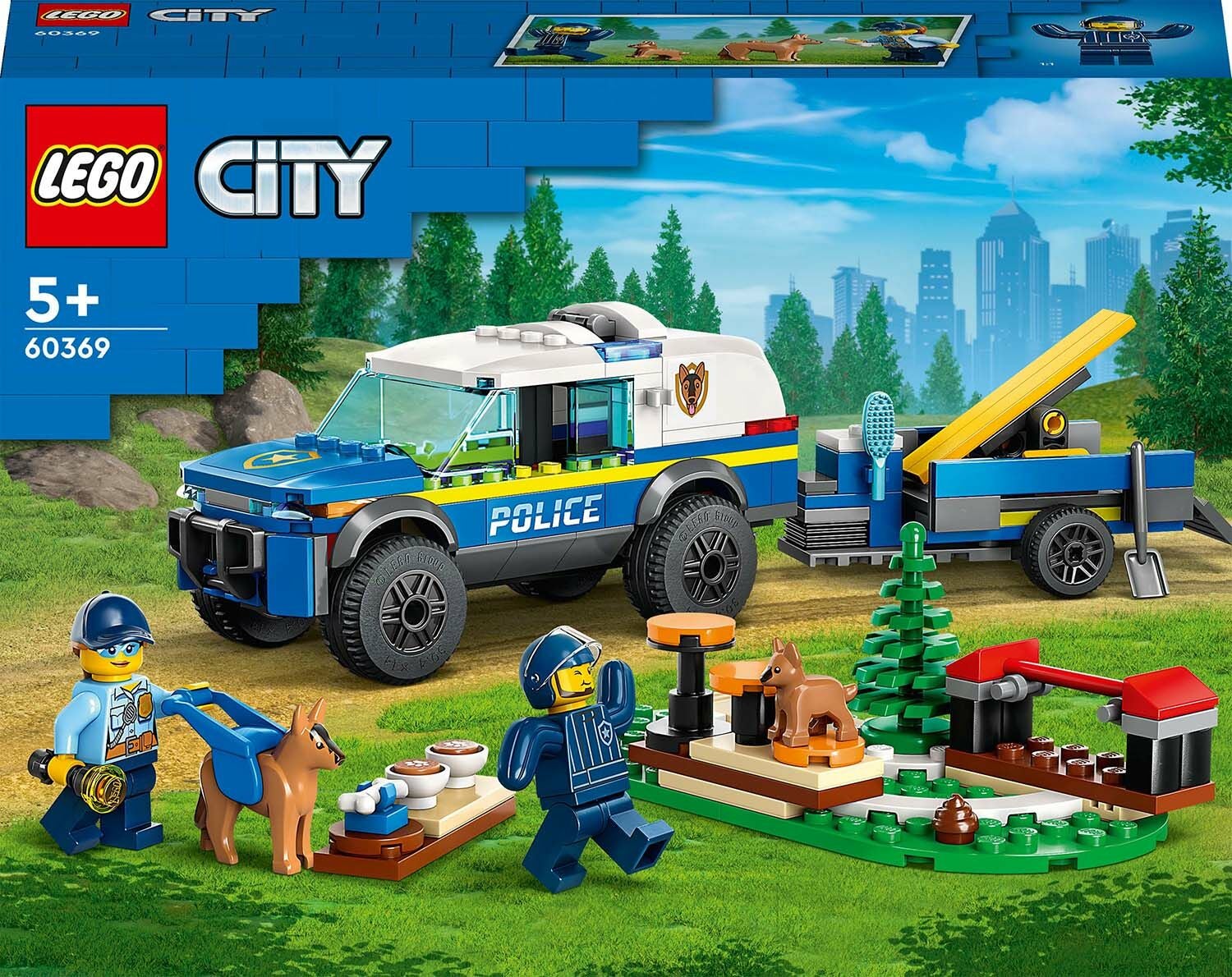 LEGO City Police 60369 Polisens mobila hundträning|